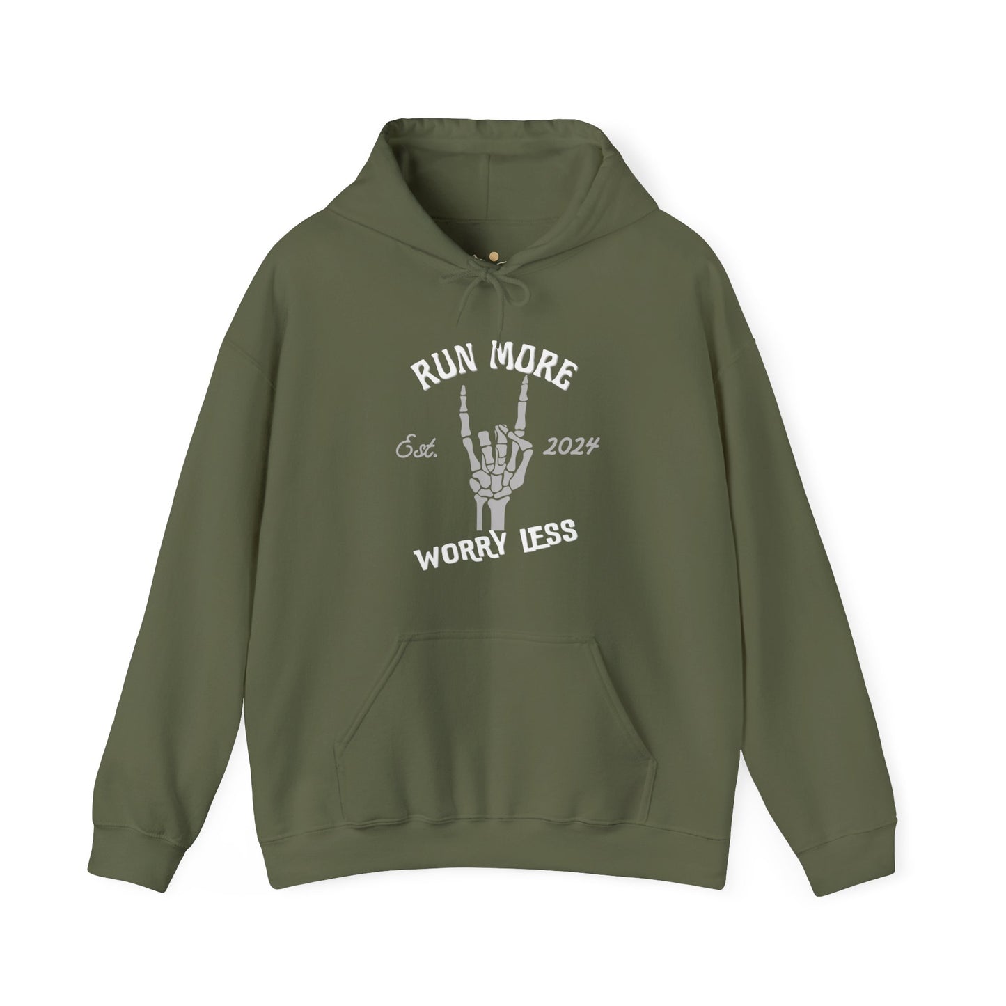 Run More Worry Less Hoodie
