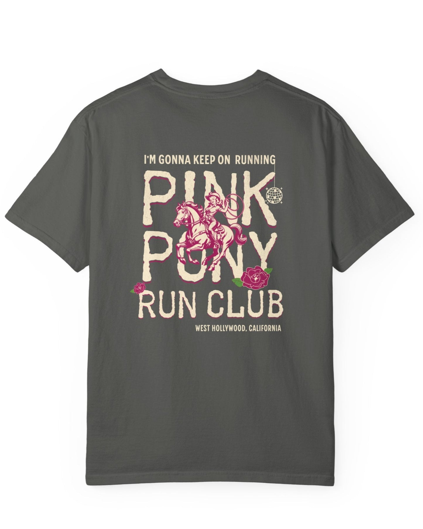 Back Graphic Pink Pony Run Club