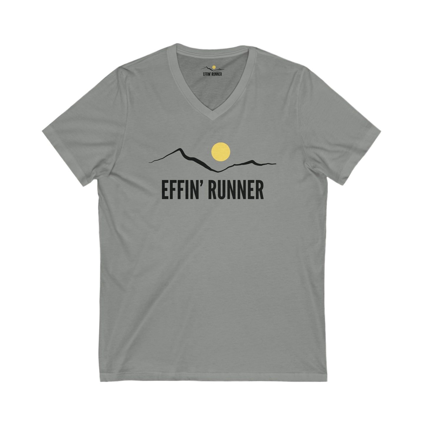 Basic Effin' Runner V-Neck Unisex Tee