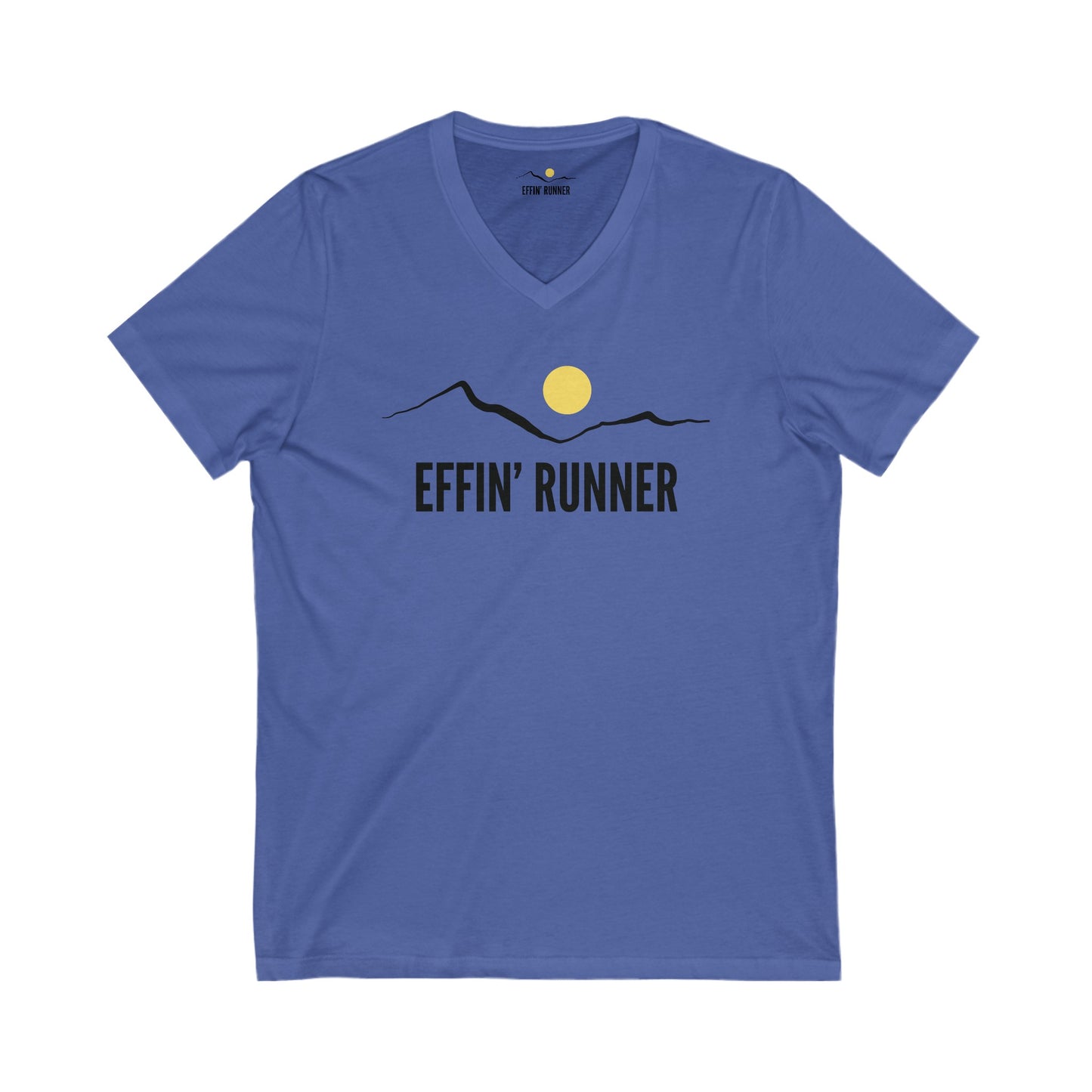Basic Effin' Runner V-Neck Unisex Tee