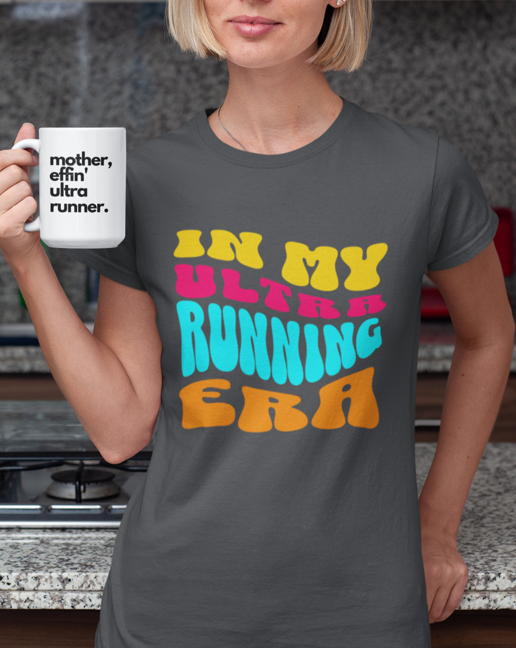 Groovy Ultra Running Era-Women's Garmet-Dyed Tee