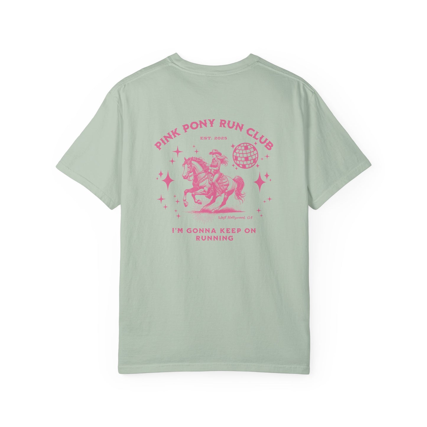 Back Graphic Pink Pony Run Club Premium Tee