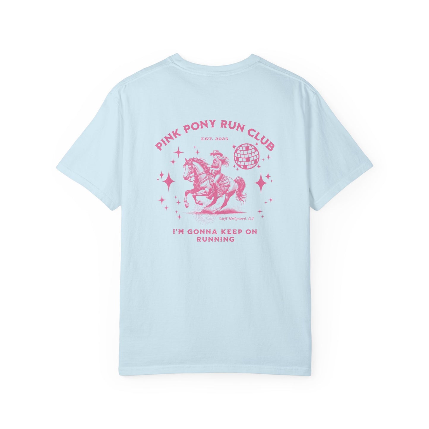 Back Graphic Pink Pony Run Club Premium Tee