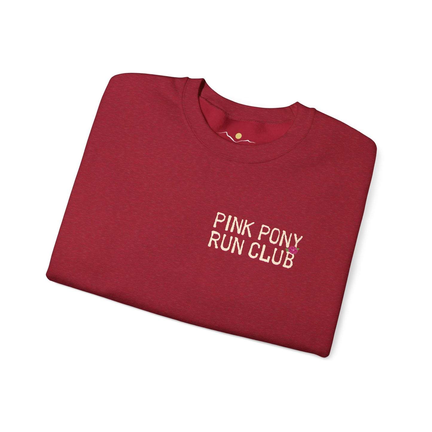Back Graphic Pink Pony II Run Club Classic Sweatshirt