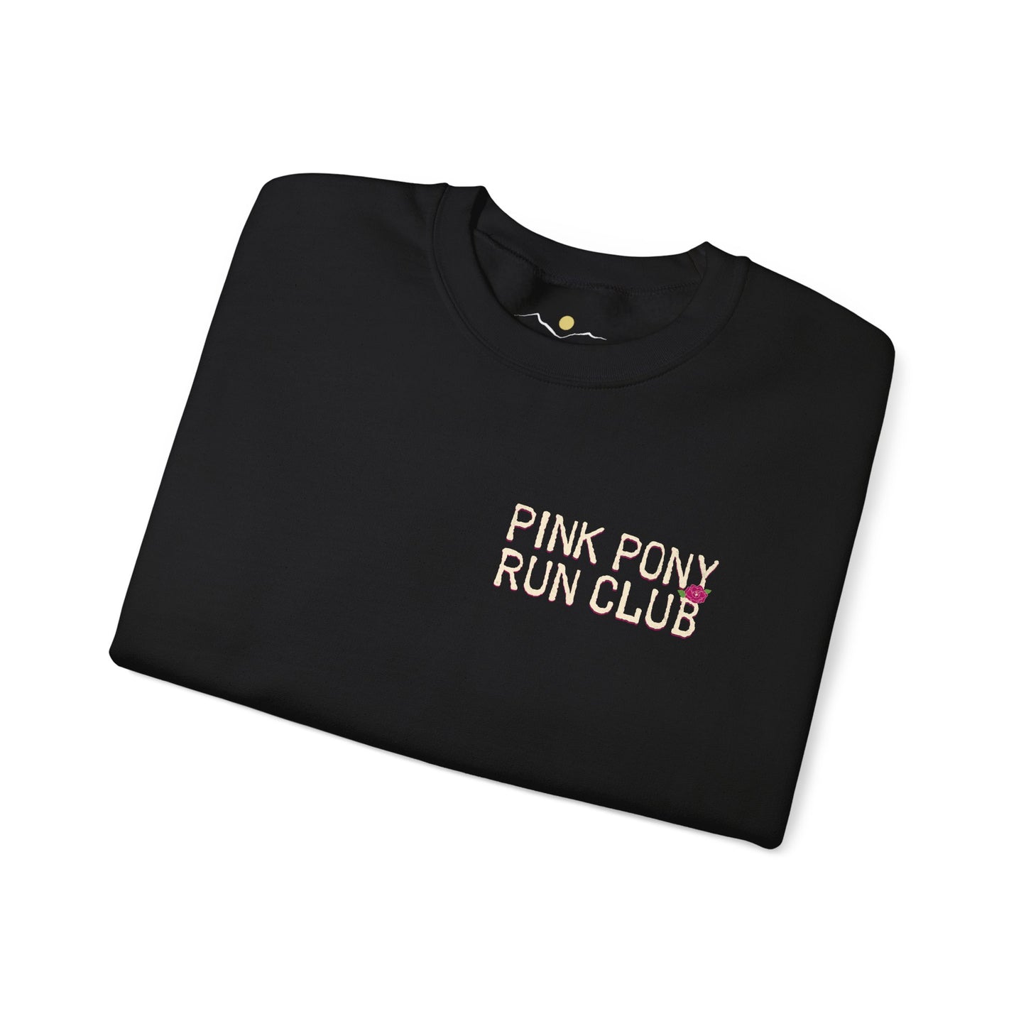 Back Graphic Pink Pony II Run Club Classic Sweatshirt