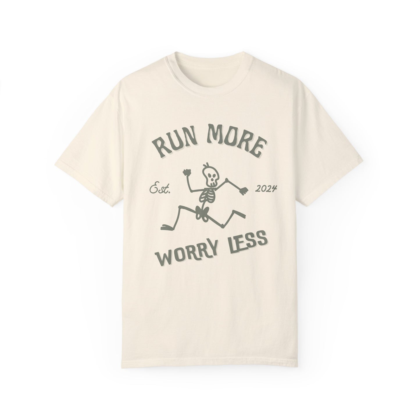 Running Man-Run More Worry Less Tee