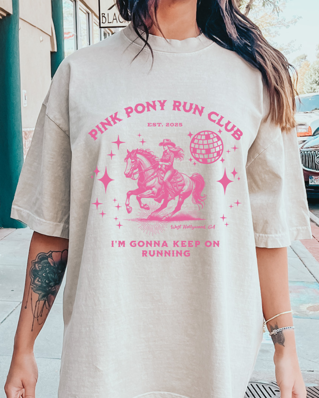Pink Pony Run Club Premium Tee