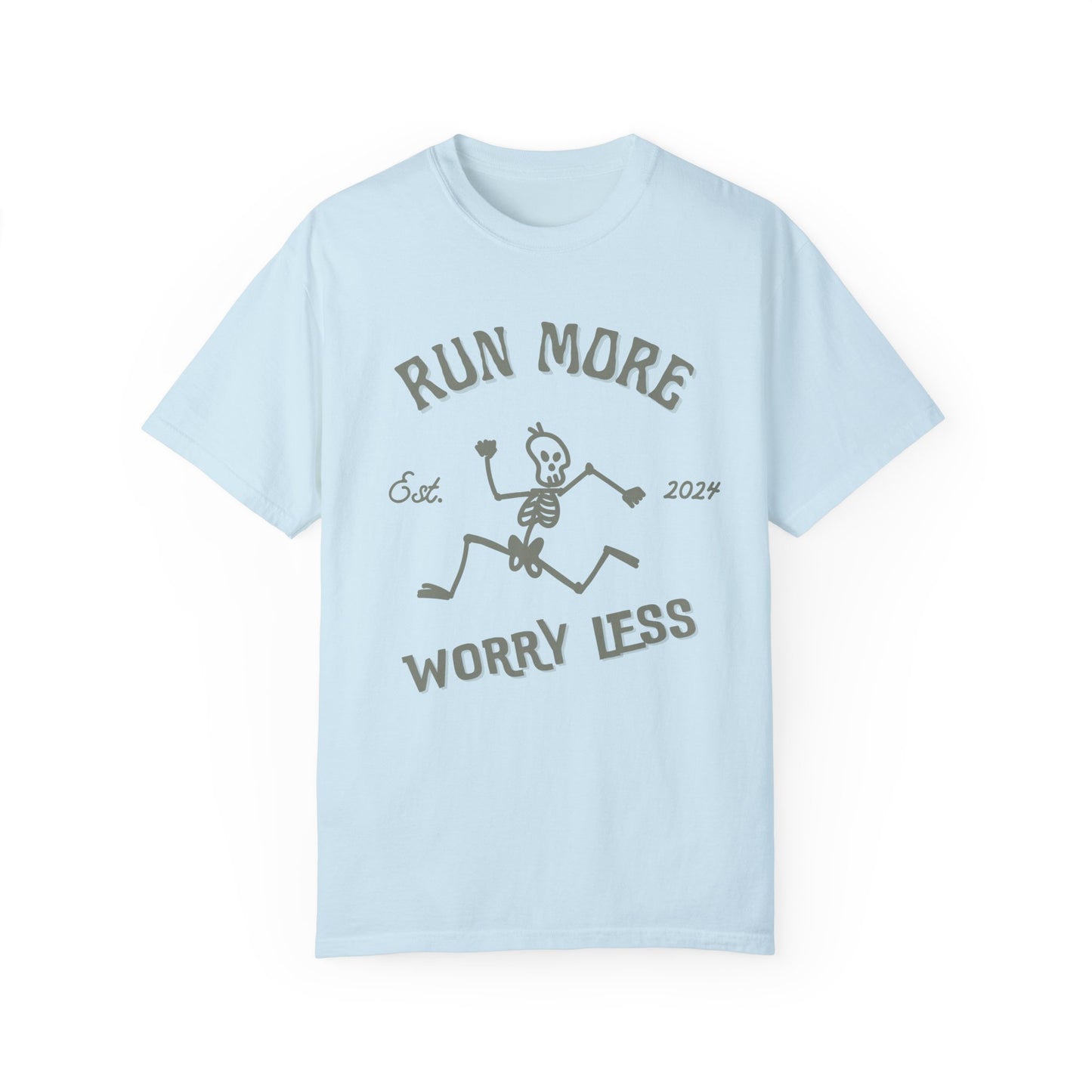 Running Man-Run More Worry Less Tee