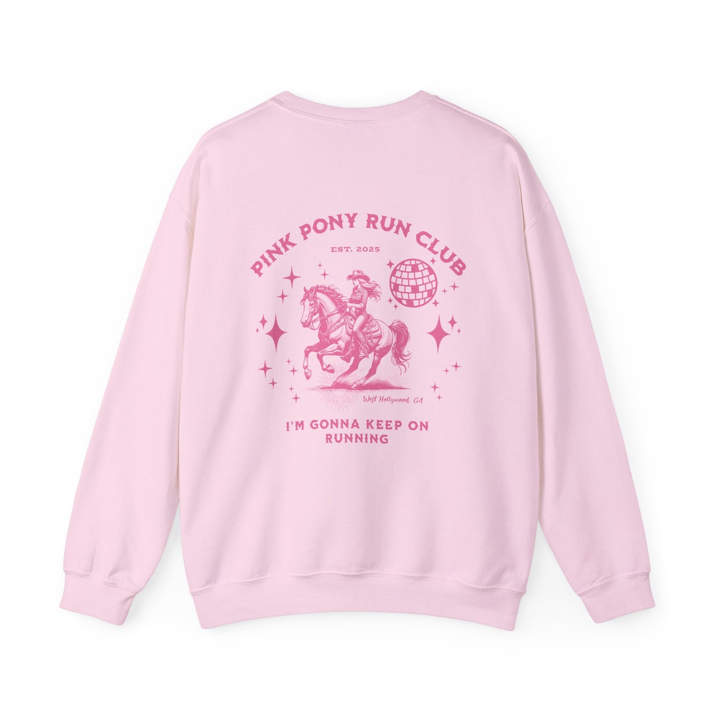 Back Graphic Pink Pony Club Classic Sweatshirt