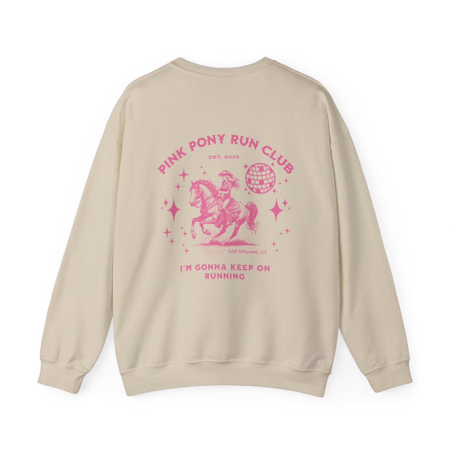 Back Graphic Pink Pony Club Classic Sweatshirt