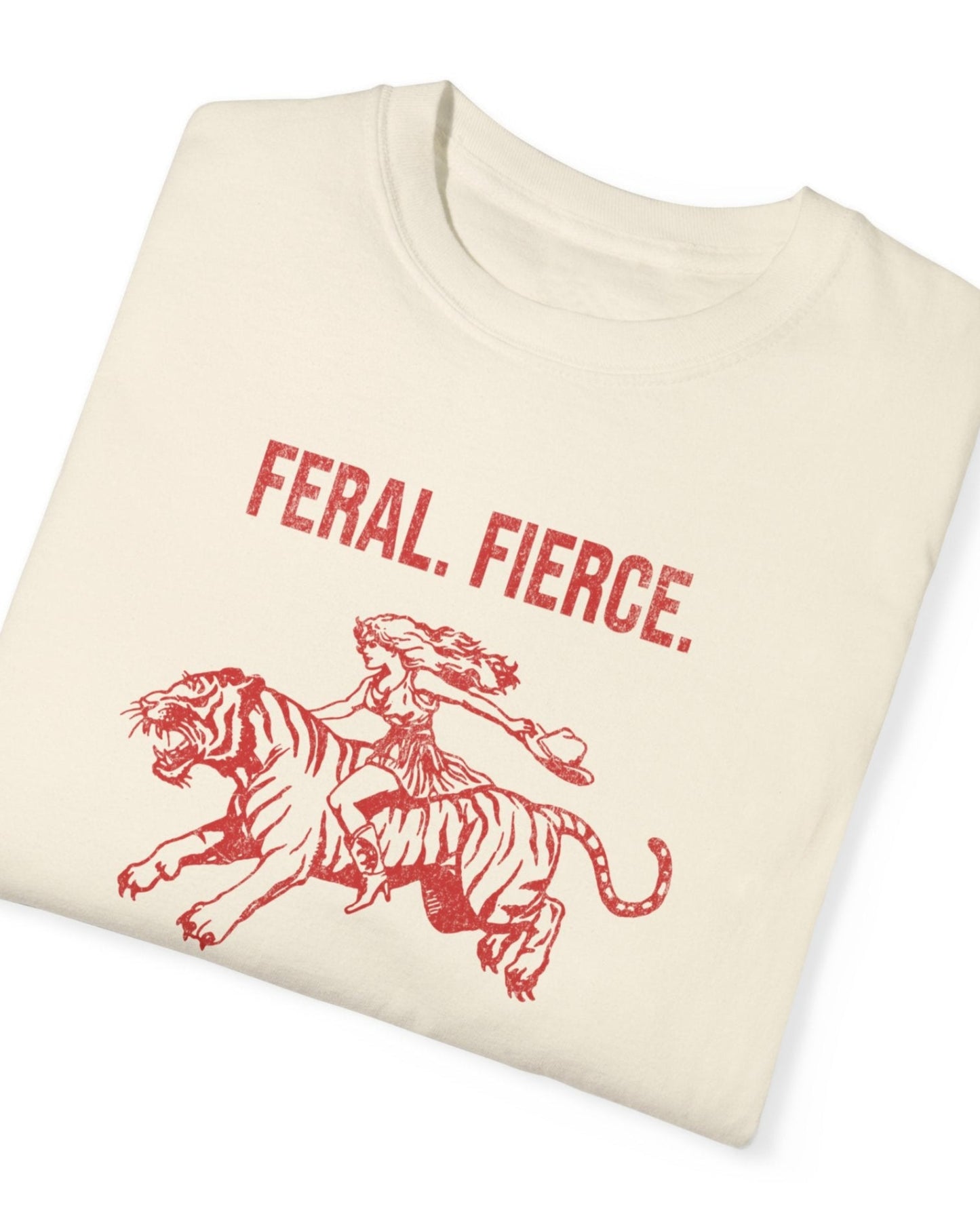 Vintage, Distressed, Hell Cat Runner Tee