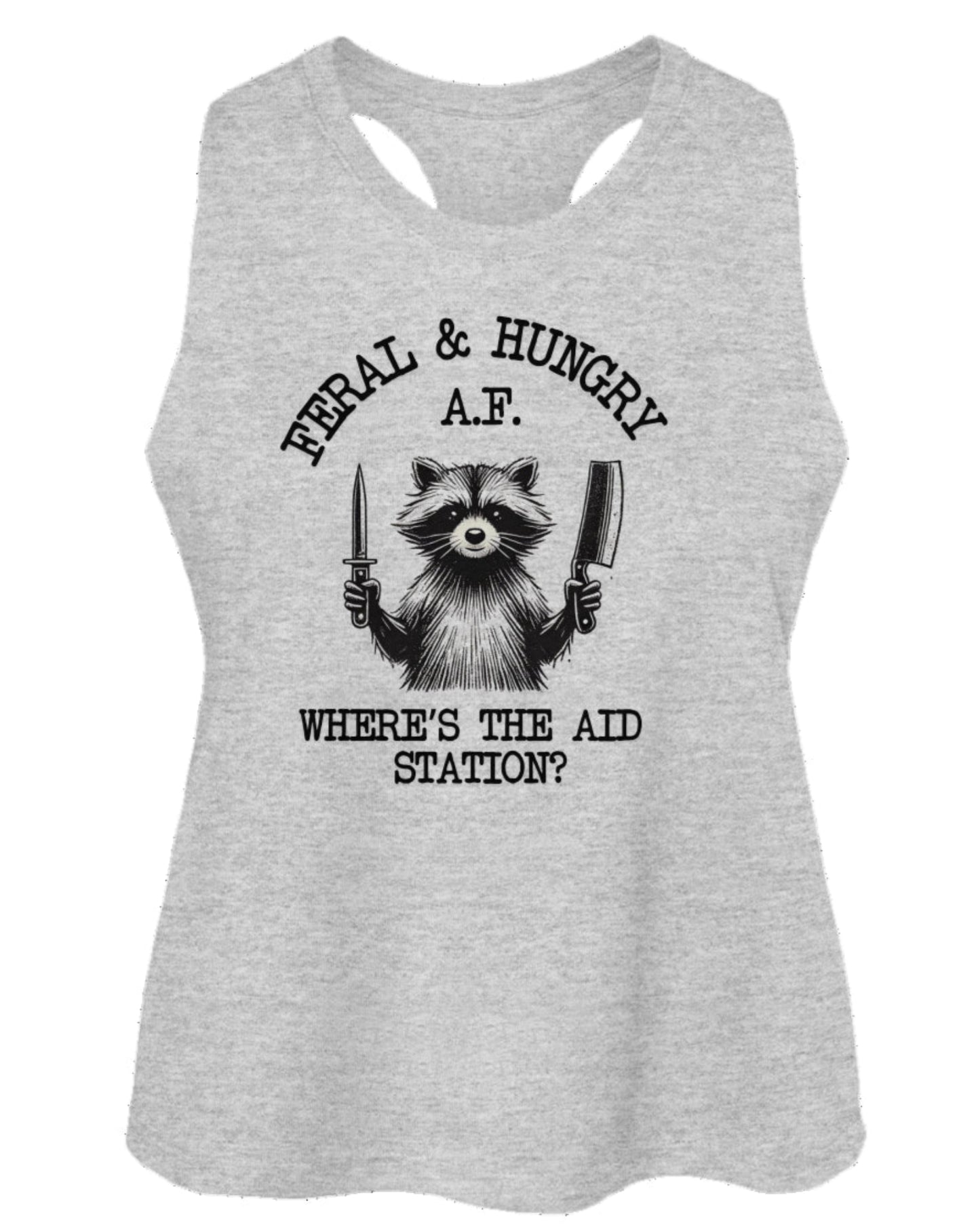 Feral & Hungry AF Cropped Tank