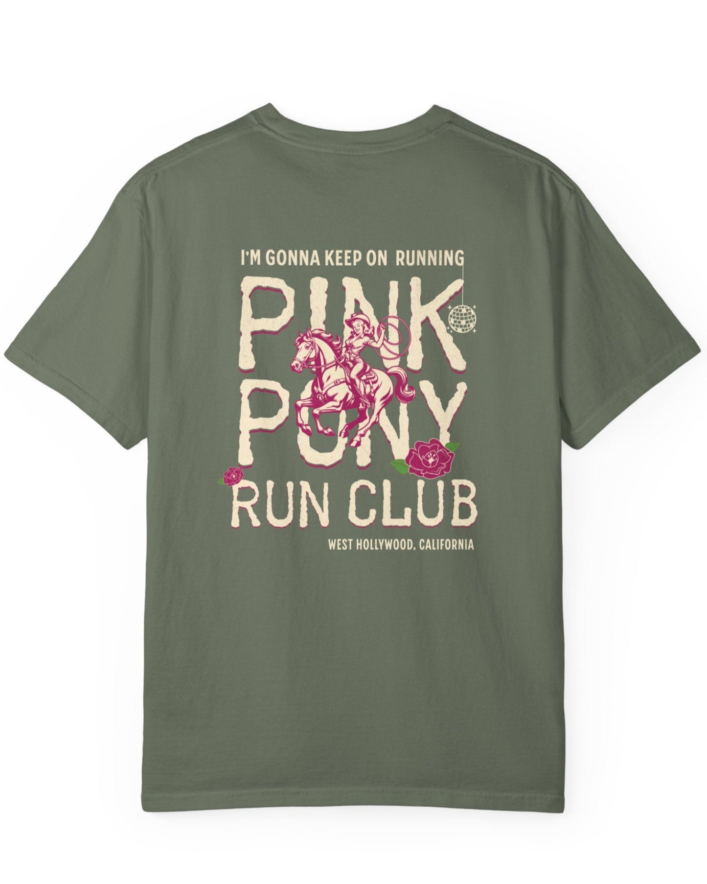 Back Graphic Pink Pony Run Club