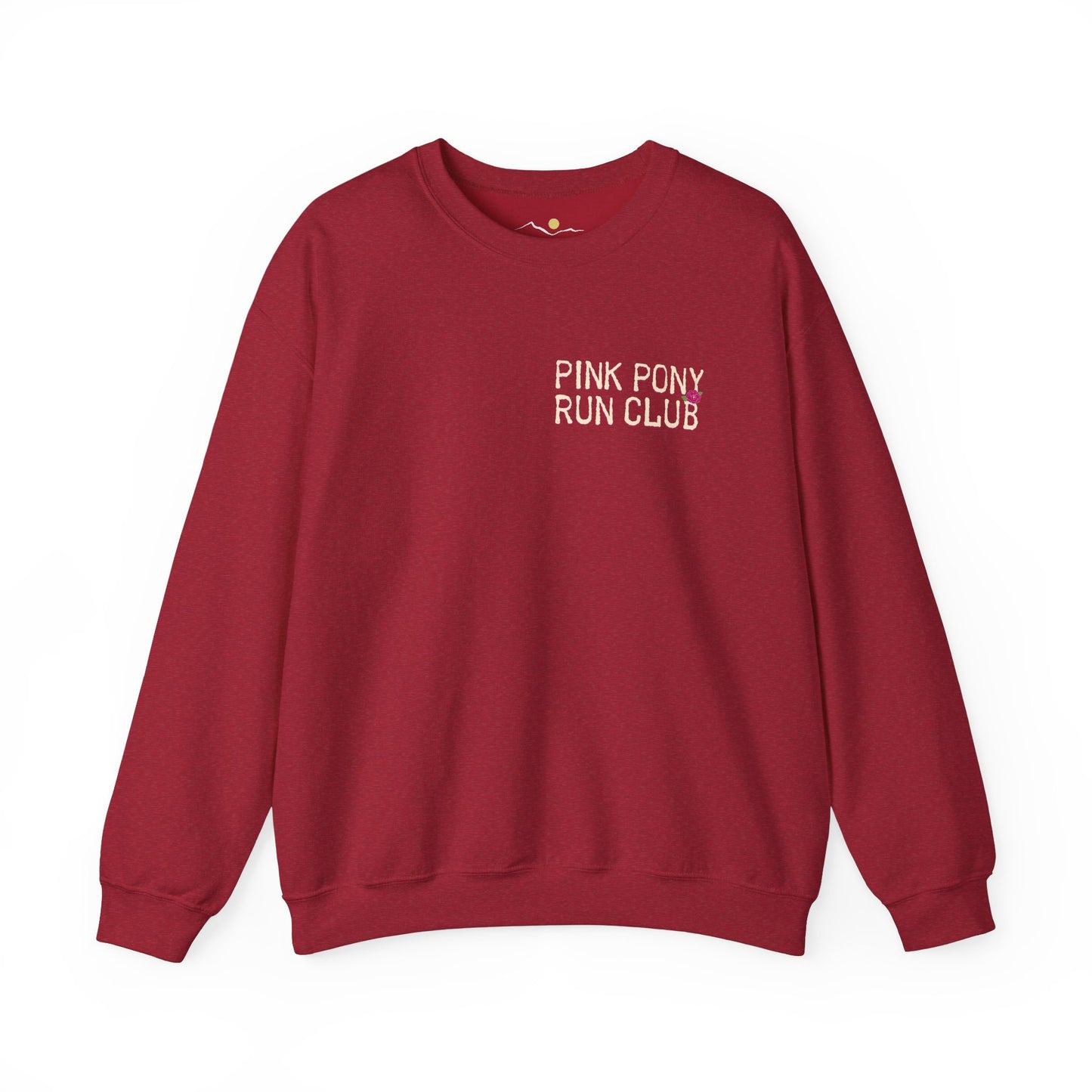 Back Graphic Pink Pony II Run Club Classic Sweatshirt