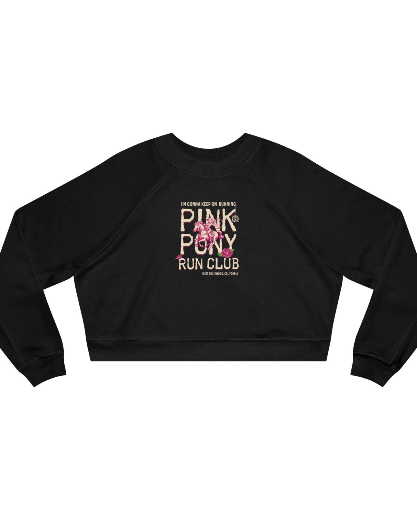 Pink Pony II Run Club Women's Cropped Sweatshirt