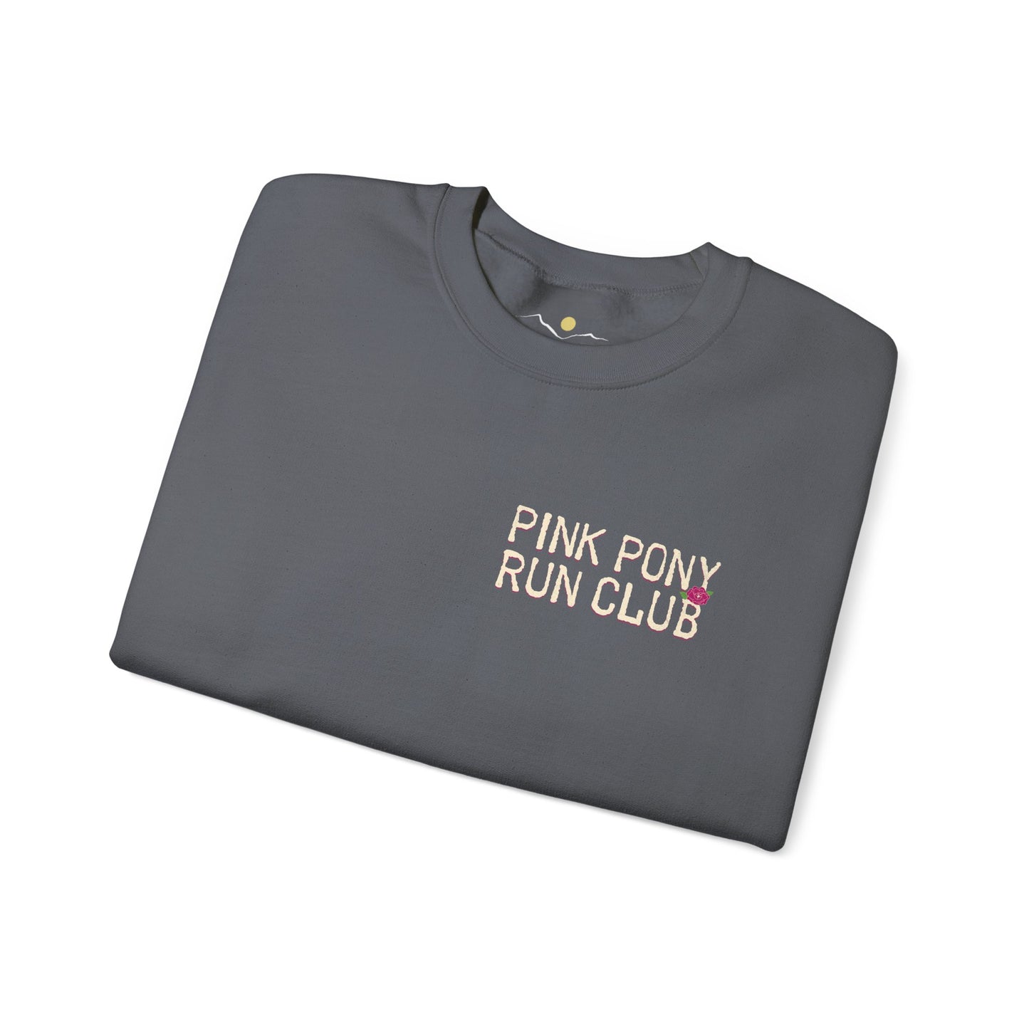 Back Graphic Pink Pony II Run Club Classic Sweatshirt