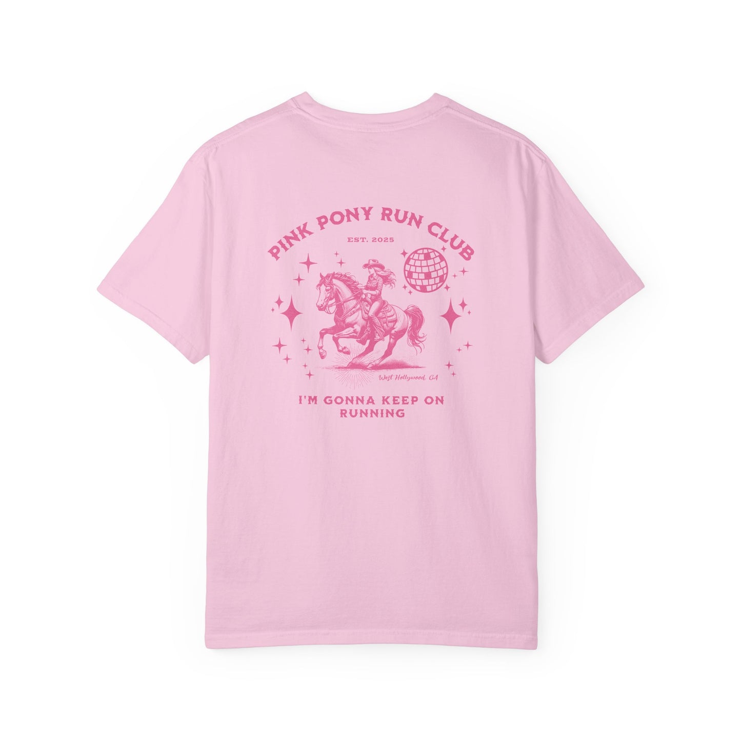 Back Graphic Pink Pony Run Club Premium Tee