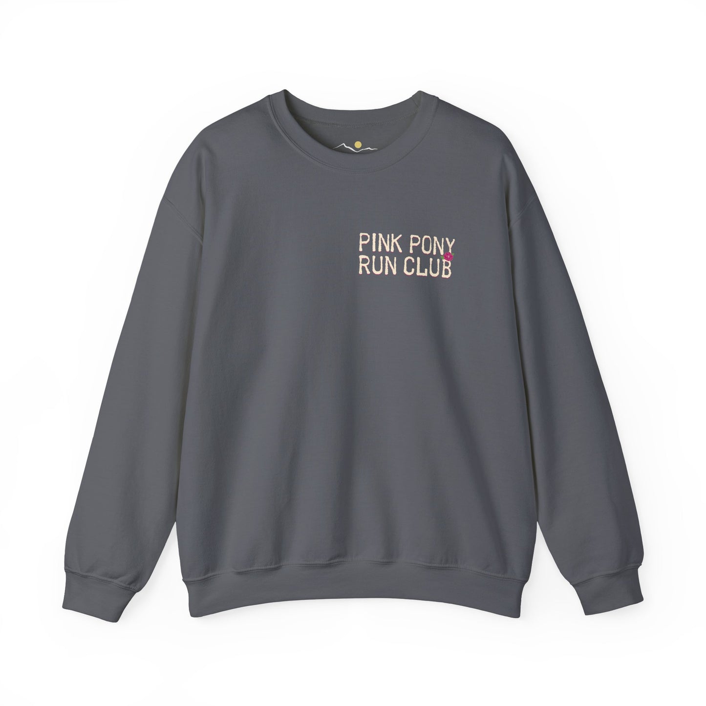 Back Graphic Pink Pony II Run Club Classic Sweatshirt