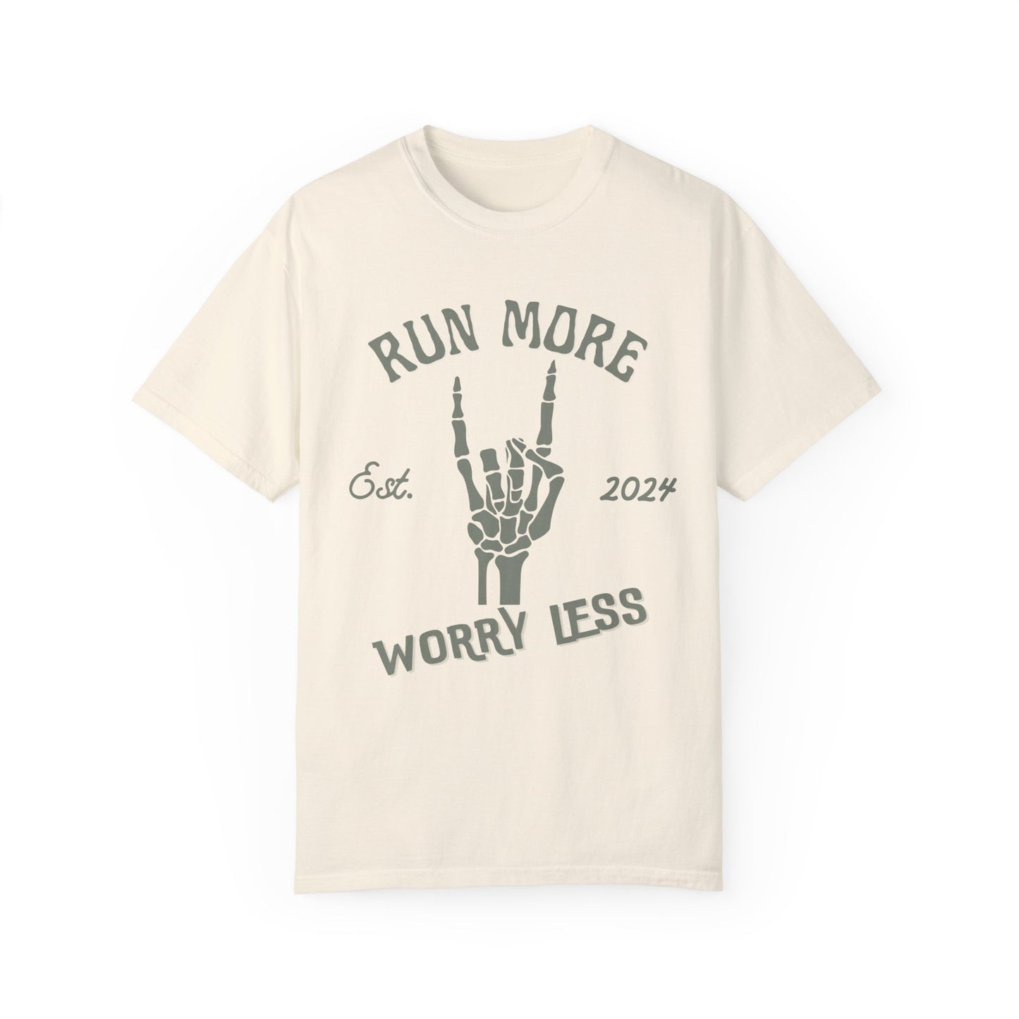 Run More Worry Less Premium Tee