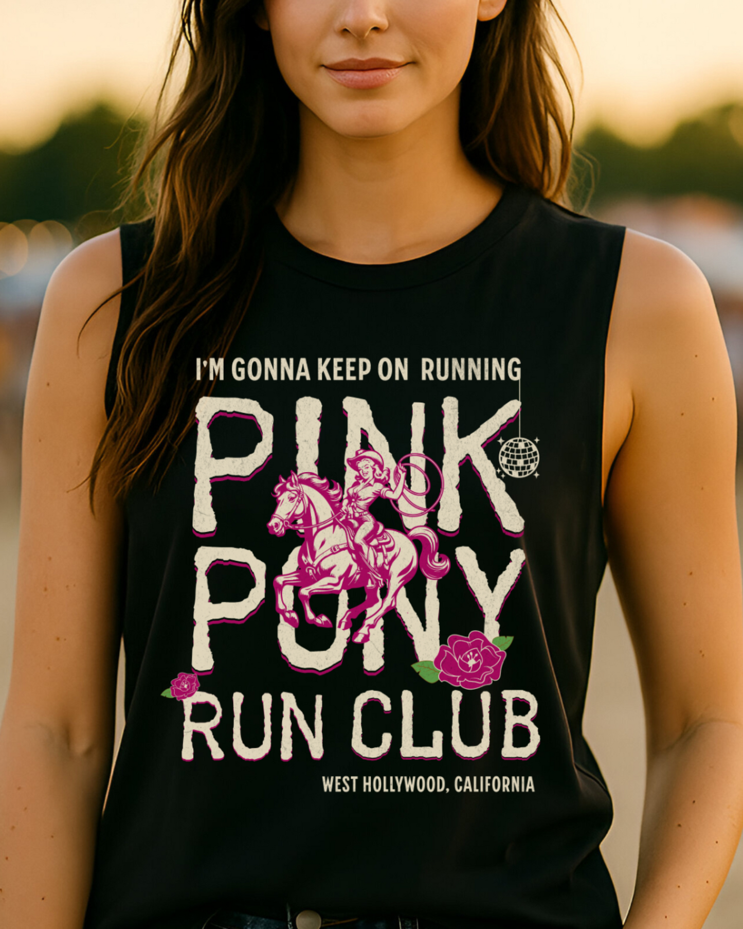 Pink Pony II Club Muscle Tank