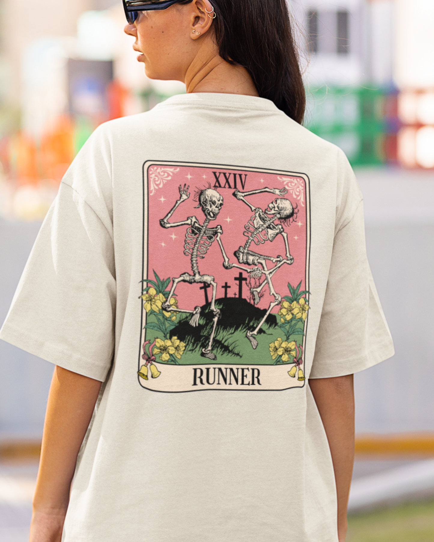 Running Tarot Card Vintage Tee