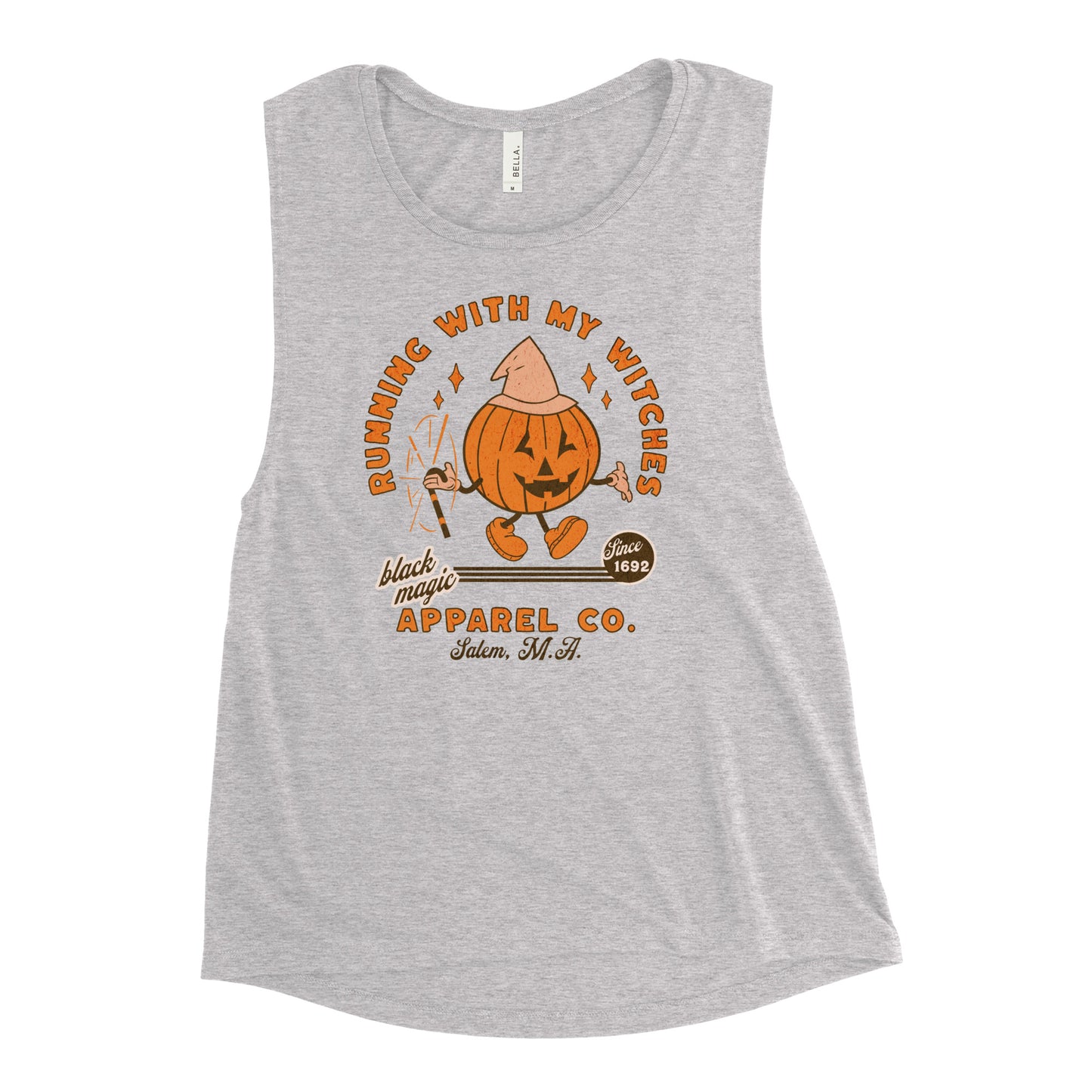 Groups Run With My Witches-Classic White & Grey