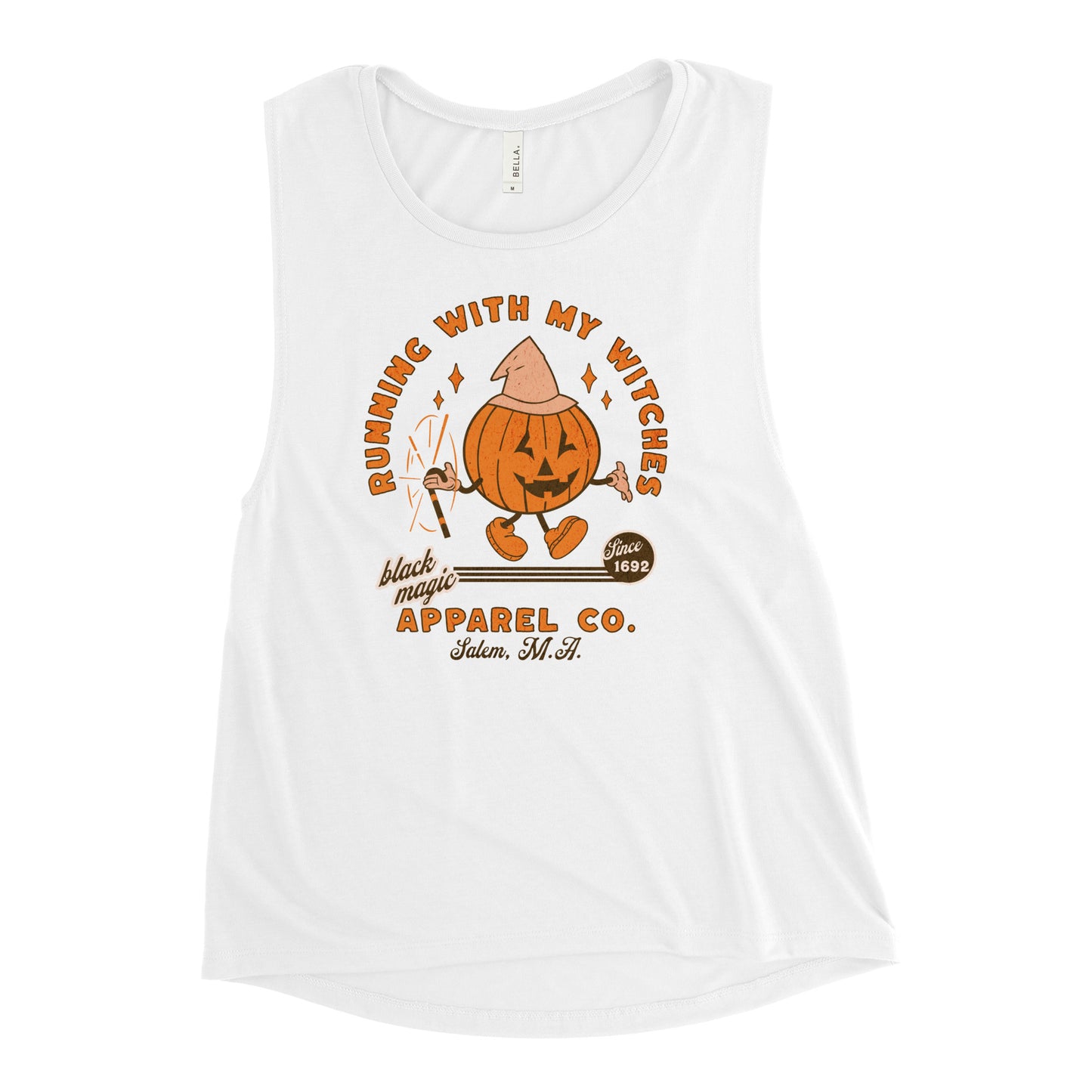 Groups Run With My Witches-Classic White & Grey