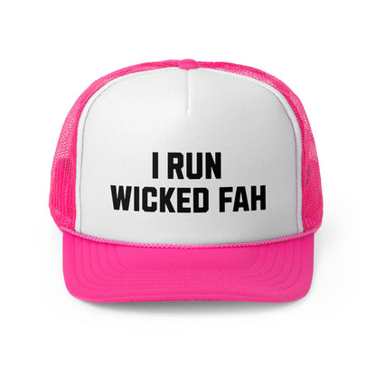 Running Wicked Old School-Wicked Fah Trucker Hat