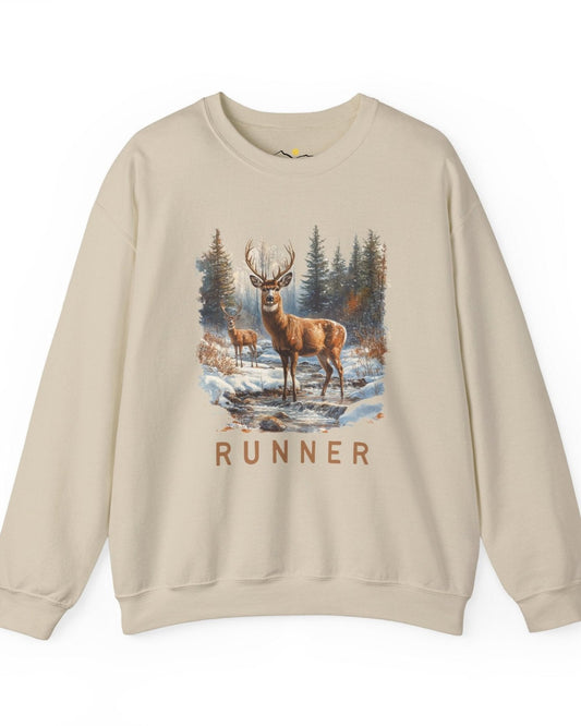 Vintage Deer Runner Sweatshirt