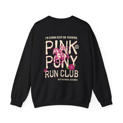 Back Graphic Pink Pony II Run Club Classic Sweatshirt