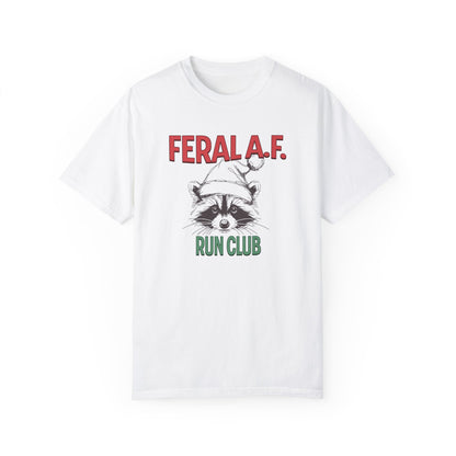 Feral AF Run Club Tee-100% Cotton