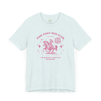 Blended Fabric Pink Pony Tee