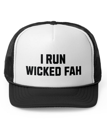 Running Wicked Old School-Wicked Fah Trucker Hat