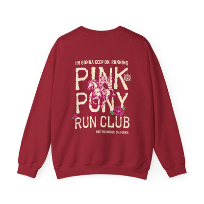 Back Graphic Pink Pony II Run Club Classic Sweatshirt