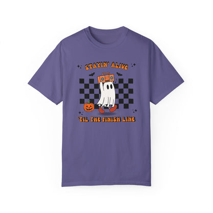 Staying Alive 'Til the Finish- Relaxed Fit Premium Tee