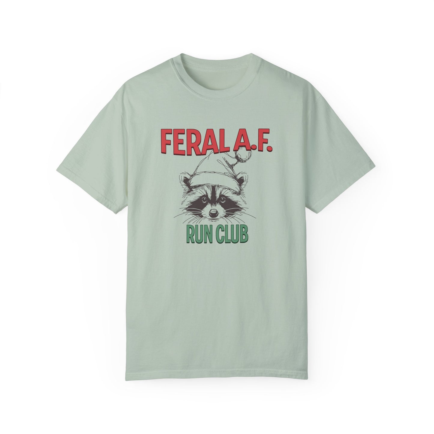 Feral AF Run Club Tee-100% Cotton