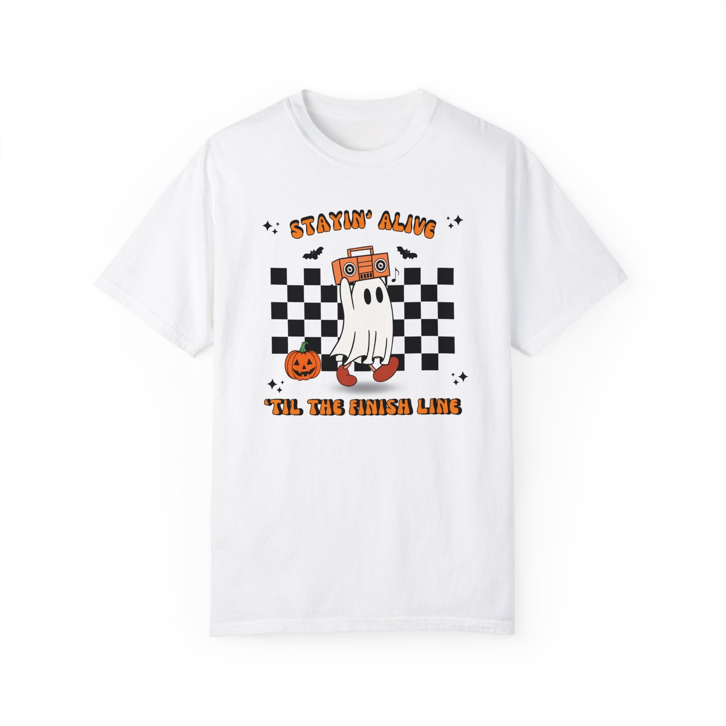 Staying Alive 'Til the Finish- Relaxed Fit Premium Tee