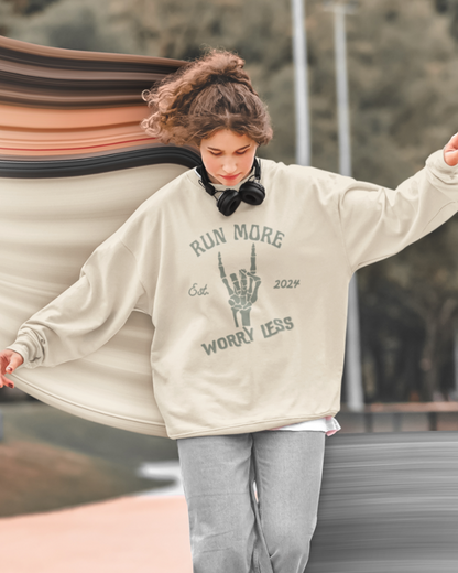 Run More Worry Less Sweatshirt