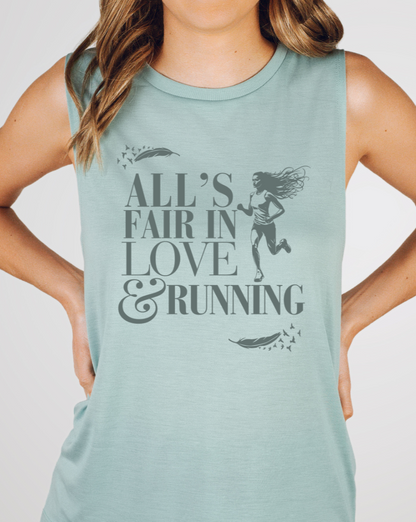 Love & Running Muscle Tank