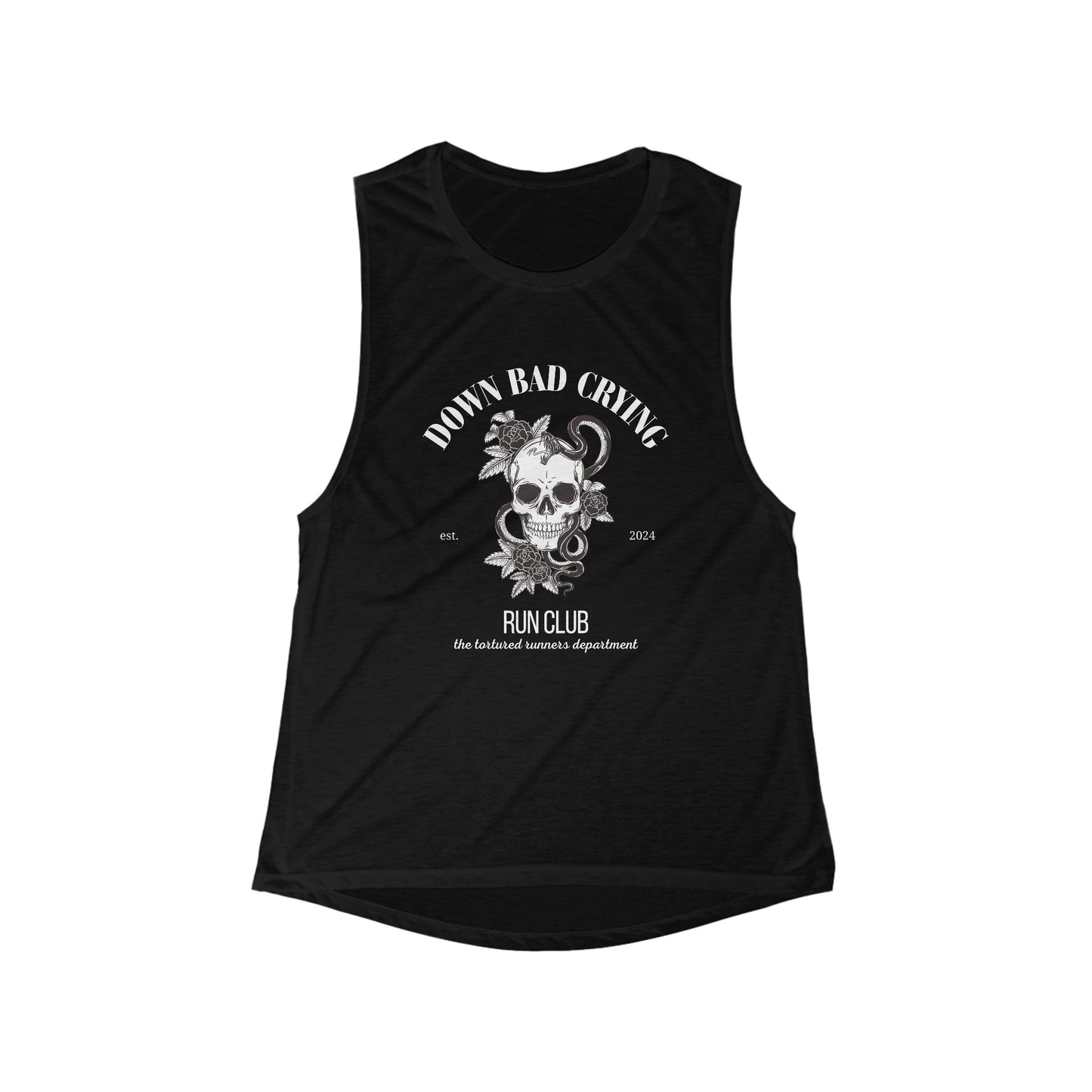 Skull & Snake Down Bad Crying Run Club Muscle