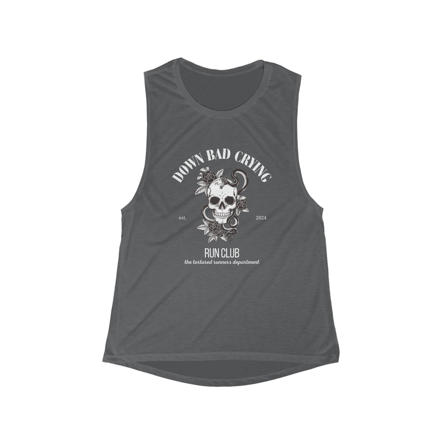 Skull & Snake Down Bad Crying Run Club Muscle