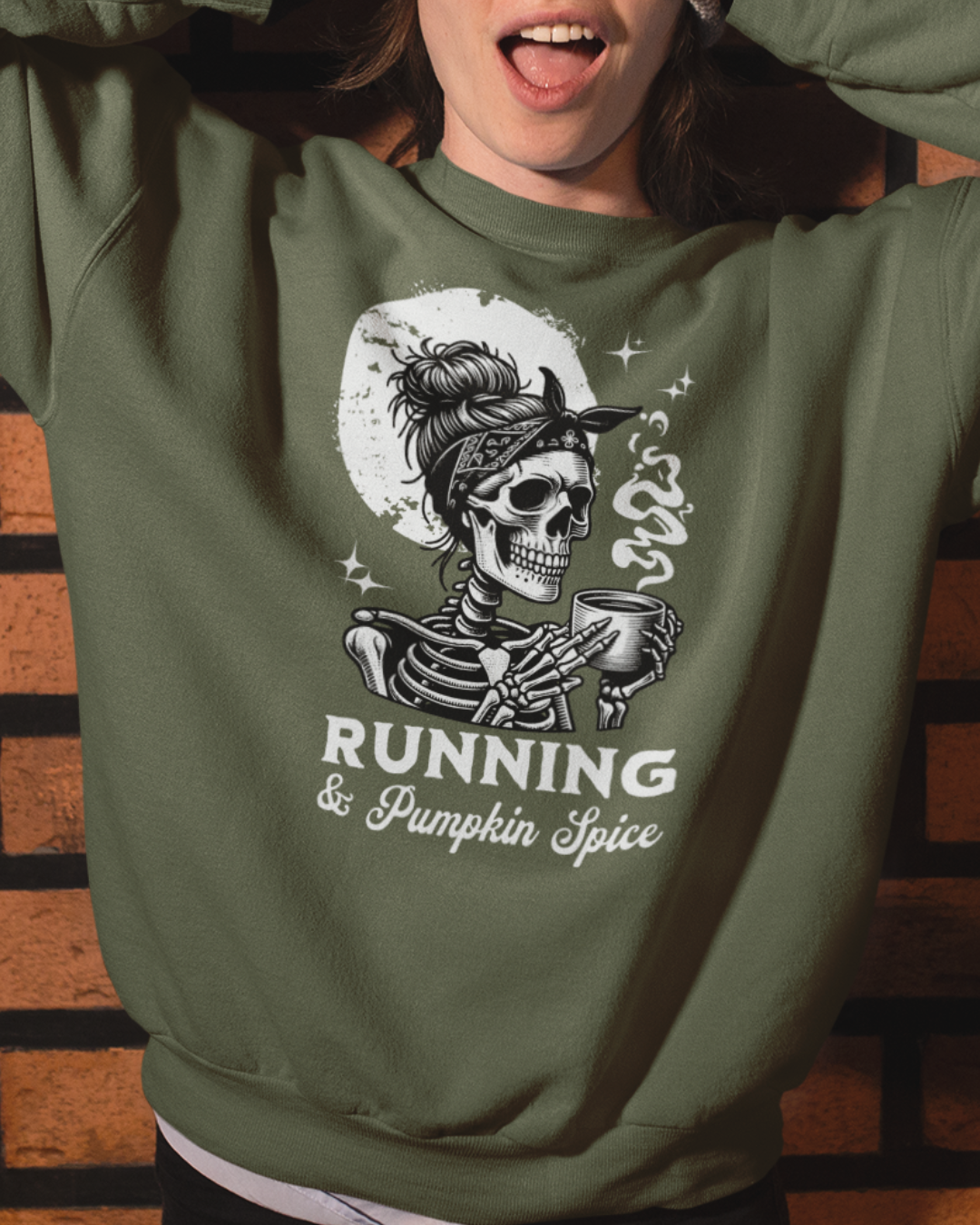 Running & Pumpkin Spice Sweatshirt