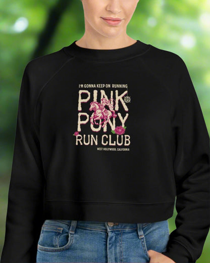 Pink Pony II Run Club Women's Cropped Sweatshirt