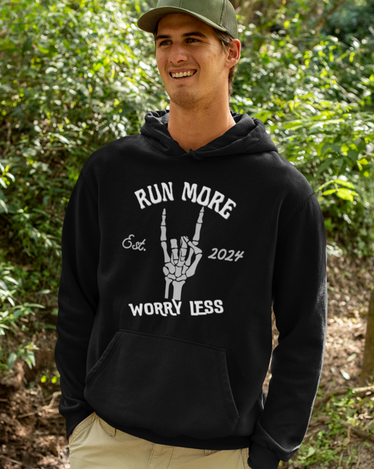 Run More Worry Less Hoodie