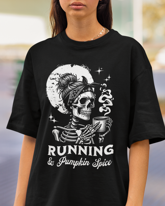 Running and Pumpkin Spice Premium Tee