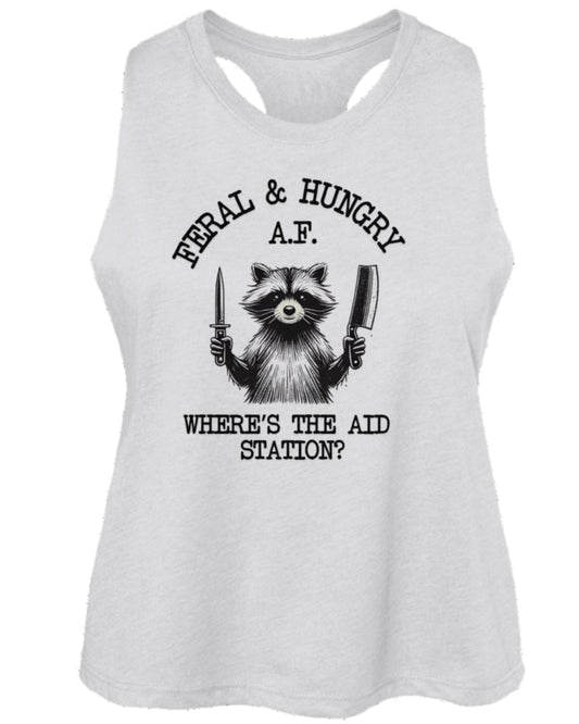 Feral & Hungry AF Cropped Tank