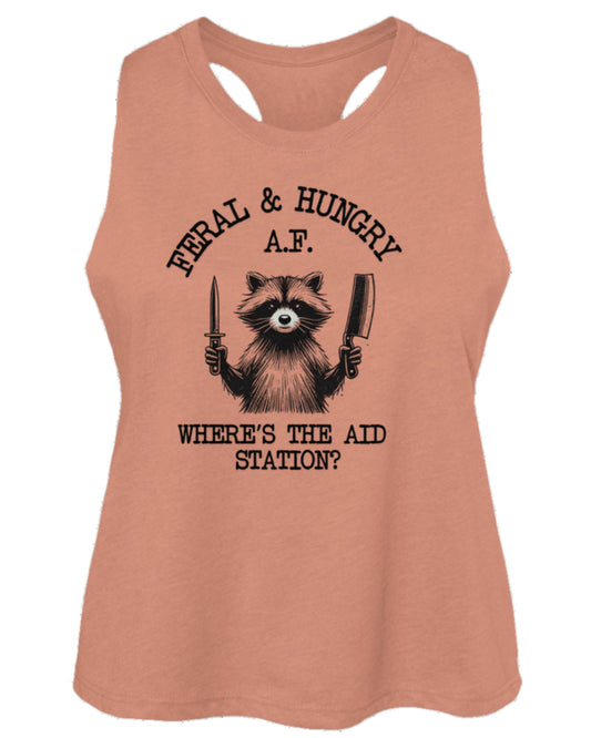 Feral, Hungry, Aid Station Now-Cropped Tank