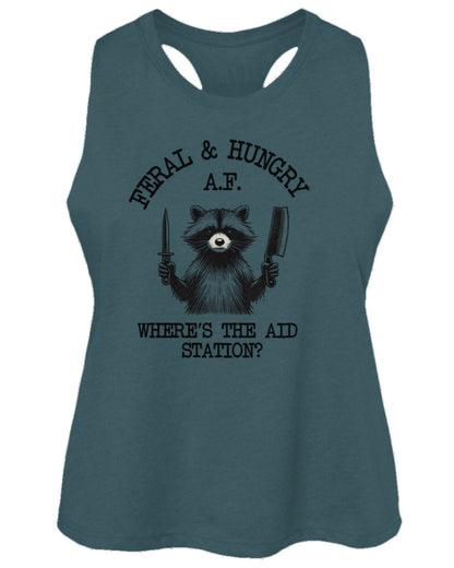 Feral, Hungry, Aid Station Now-Cropped Tank