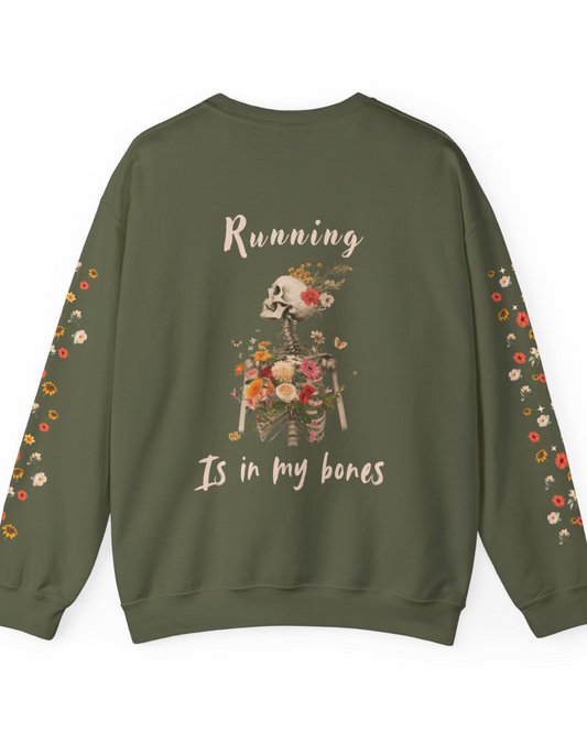 Running's In My Bones-Boho Sweatshirt