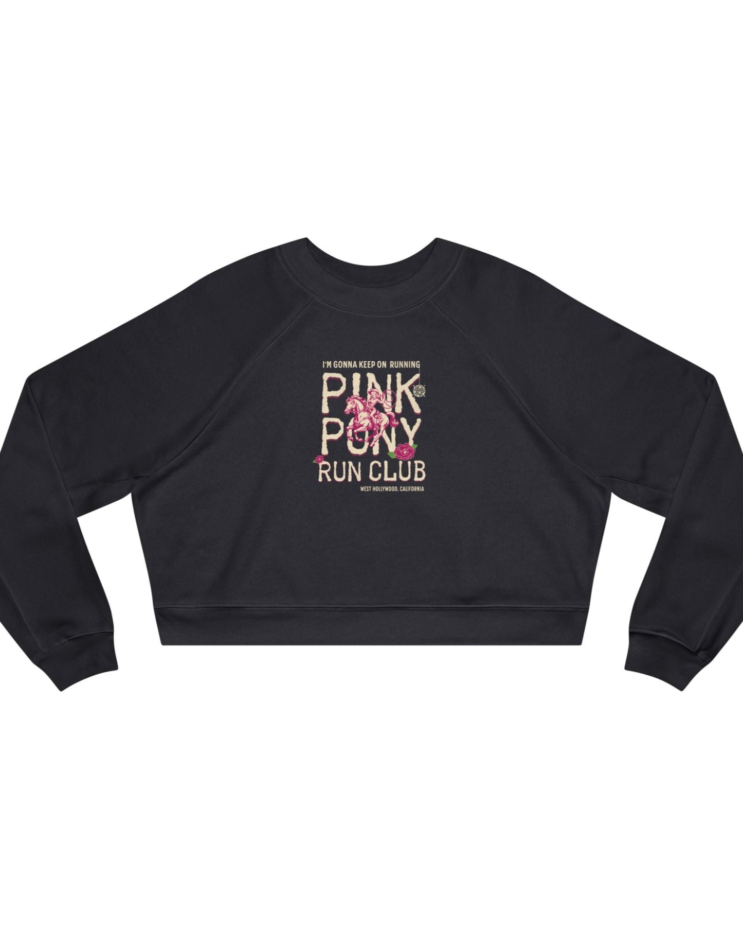 Pink Pony II Run Club Women's Cropped Sweatshirt
